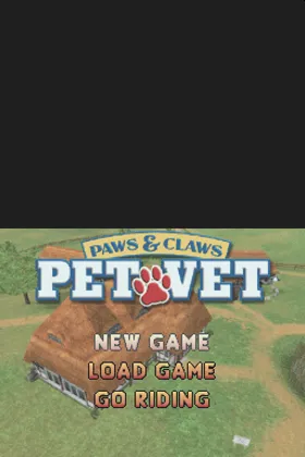 Paws & Claws - Pet Vet (USA) screen shot title